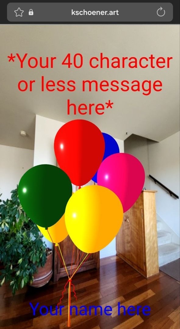 kschoener.art virtual greeting card balloons