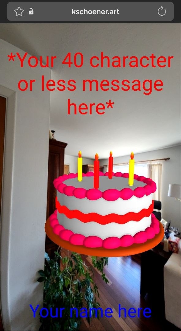 kschoener.art virtual greeting card birthday cake